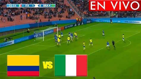 colombia italia hoy en vivo